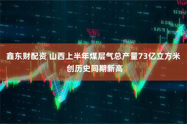 鑫东财配资 山西上半年煤层气总产量73亿立方米 创历史同期新高